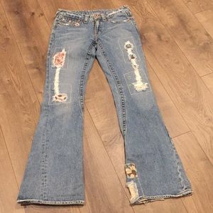 True Religion Woodstock Flare 29 Patchwork